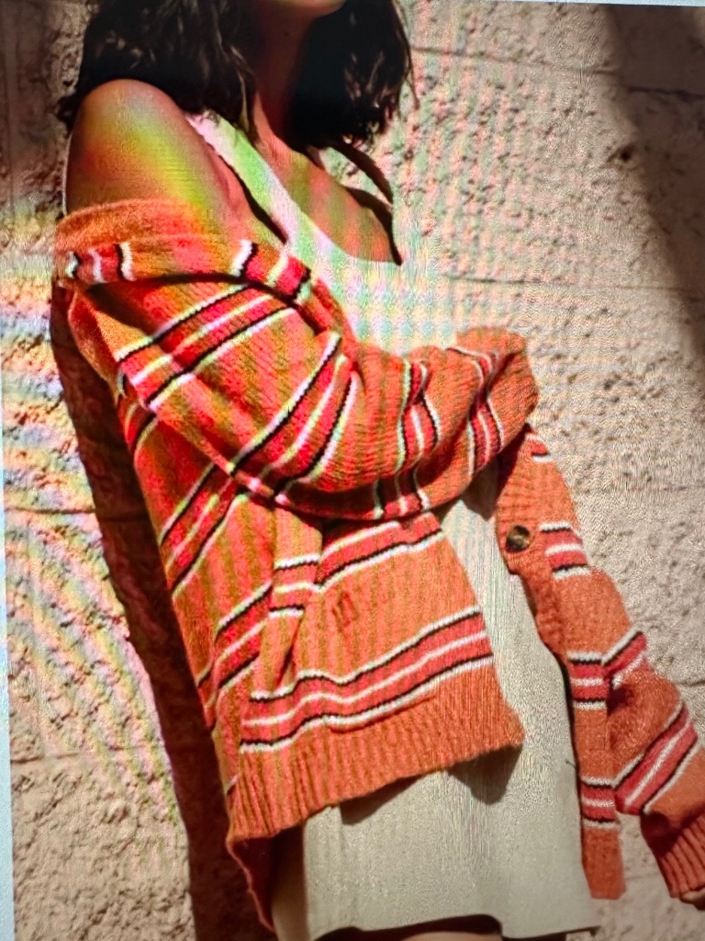 For Love and Lemons Charlie Striped Cardigan.